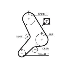Achetez des Courroie de distribution GATES 5180 à prix pour 29,55 €
