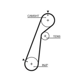 Achetez des Courroie de distribution GATES 5478XS à prix pour 28,76 €