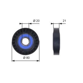 Achetez des Galet enrouleur de courroie d'accessoire GATES T36011 à prix pour 55,06 €