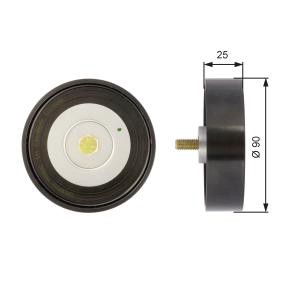 Comprar Polea inversión / guía, correa poli V de GATES T36080 a bajo precio de 23,44 €