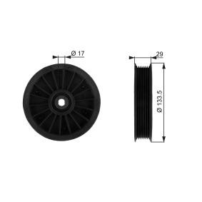 Achetez des Galet enrouleur de courroie d'accessoire GATES T38034 à prix pour 38,24 €
