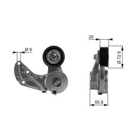 Compre Rolo tensor, correia trapezoidal estriada da GATES T38317 a um preço baixo por 46,71 €