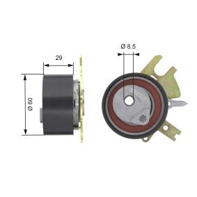 Achetez des Galet tendeur de courroie de distribution GATES T43089 à prix pour 30,42 €