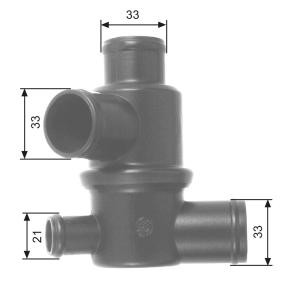 Kühlwasserthermostat von GATES TH14687