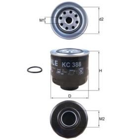 Köp Bränslefilter av MAHLE ORIGINAL KC 388D till det låga priset 248,78 kr