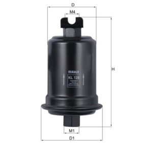 Compre Filtro de combustível da MAHLE ORIGINAL KL 128 a um preço baixo por 24,33 €