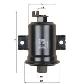 Köp Bränslefilter av MAHLE ORIGINAL KL 140 till det låga priset 278,97 kr