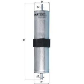 Comprar Filtro combustible de MAHLE ORIGINAL KL 477 a bajo precio de 19,10 €