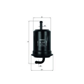 Köp Bränslefilter av MAHLE ORIGINAL KL 523 till det låga priset 241,18 kr