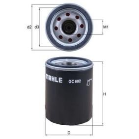 Köp Oljefilter av MAHLE ORIGINAL OC 602 till det låga priset 180,29 kr