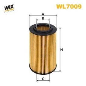 Ölfilter für CHRYSLER von WIX FILTERS