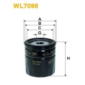 Köp Oljefilter av WIX FILTERS WL7098 till det låga priset 57,95 kr