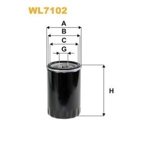 Köp Oljefilter av WIX FILTERS WL7102 till det låga priset 128,29 kr