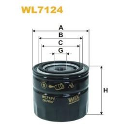Achetez des Filtre à huile WIX FILTERS WL7124 à prix pour 41,68 €