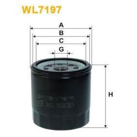 Kjøp Oljefilter av WIX FILTERS WL7197 til den lave prisen 144,36 NOK