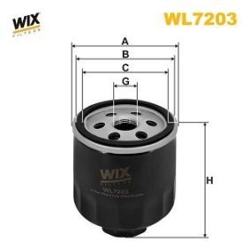 Compre Filtro de óleo da WIX FILTERS WL7203 a um preço baixo por 18,64 €