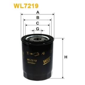 Achetez des Filtre à huile WIX FILTERS WL7219 à prix pour 10,79 €