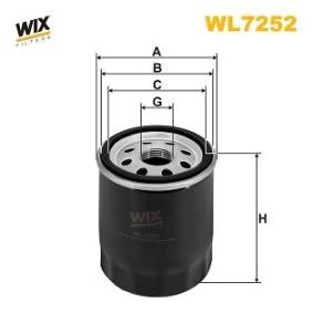 Achetez des Filtre à huile WIX FILTERS WL7252 à prix pour 41,42 €