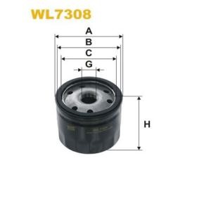 Achetez des Filtre à huile WIX FILTERS WL7308 à prix pour 24,81 €