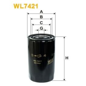Köp Oljefilter av WIX FILTERS WL7421 till det låga priset 241,05 kr