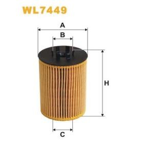 Køb Oliefilter af WIX FILTERS WL7449 til den lave pris 112,84 DKK