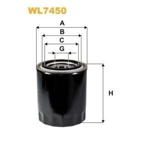 Köp Oljefilter av WIX FILTERS WL7450 till det låga priset 147,89 kr