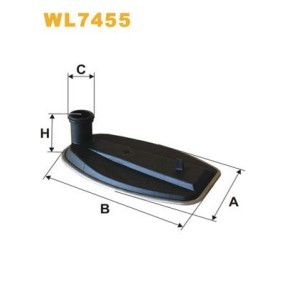 Kjøp Hydraulikkfilter, automatikk av WIX FILTERS WL7455 til den lave prisen 250,84 NOK