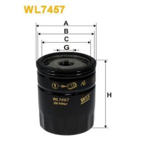 Compre Filtro de óleo da WIX FILTERS WL7457 a um preço baixo por 11,56 €