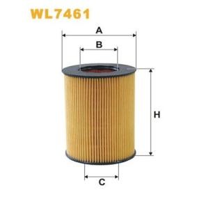 Achetez des Filtre à huile WIX FILTERS WL7461 à prix pour 45,99 €