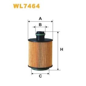Achetez des Filtre à huile WIX FILTERS WL7464 à prix pour 24,81 €