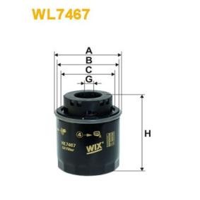 Ölfilter WL7467 von WIX FILTERS günstig für 33,11 € online kaufen