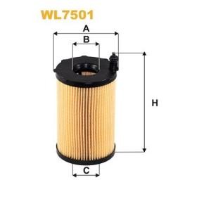 Achetez des Filtre à huile WIX FILTERS WL7501 à prix pour 29,79 €