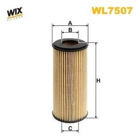 Achetez des Filtre à huile WIX FILTERS WL7507 à prix pour 26,46 €