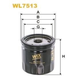Compre Filtro de óleo da WIX FILTERS WL7513 a um preço baixo por 20,48 €