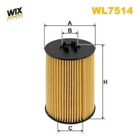 Compre Filtro de óleo da WIX FILTERS WL7514 a um preço baixo por 13,46 €