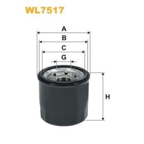 Ölfilter WL7517 von WIX FILTERS günstig für 28,12 € online kaufen