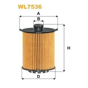 Achetez des Filtre à huile WIX FILTERS WL7536 à prix pour 26,46 €