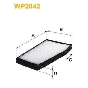 Compre Filtro, ar do habitáculo da WIX FILTERS WP2042 a um preço baixo por 20,58 €