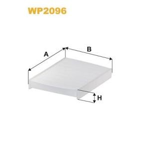 Achetez des Filtre d'habitacle WIX FILTERS WP2096 à prix pour 29,19 €