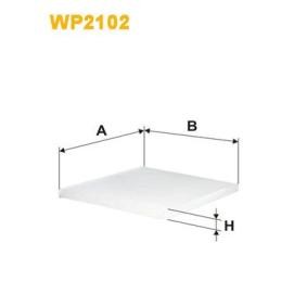 Köp Kupéfilter av WIX FILTERS WP2102 till det låga priset 399,68 kr