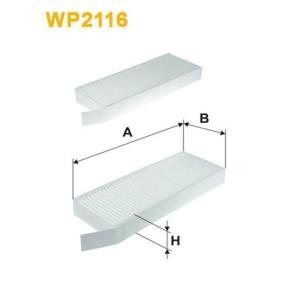Köp Kupéfilter av WIX FILTERS WP2116 till det låga priset 247,45 kr