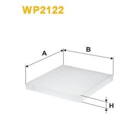 Kjøp Kupefilter av WIX FILTERS WP2122 til den lave prisen 238,48 NOK
