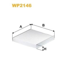 Achetez des Filtre d'habitacle WIX FILTERS WP2146 à prix pour 22,66 €