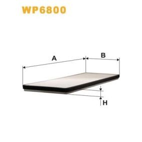 Achetez des Filtre d'habitacle WIX FILTERS WP6800 à prix pour 42,86 €