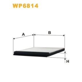 Köp Kupéfilter av WIX FILTERS WP6814 till det låga priset 301,78 kr