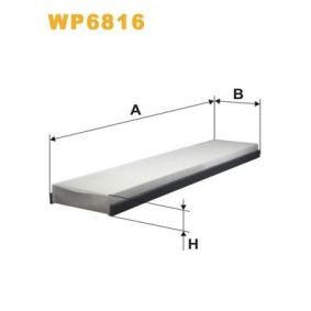Achetez des Filtre d'habitacle WIX FILTERS WP6816 à prix pour 17,62 €