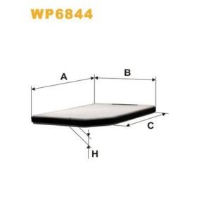 Achetez des Filtre d'habitacle WIX FILTERS WP6844 à prix pour 24,32 €