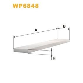 Compre Filtro, ar do habitáculo da WIX FILTERS WP6848 a um preço baixo por 22,32 €
