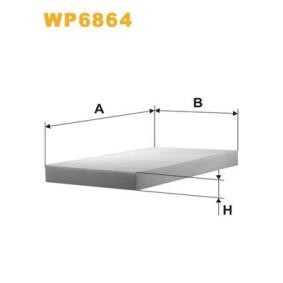 Köp Kupéfilter av WIX FILTERS WP6864 till det låga priset 188,22 kr