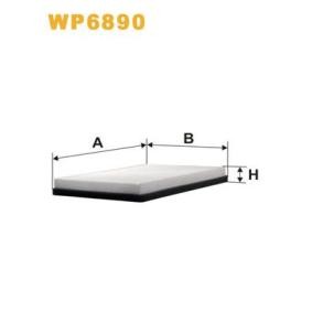 Innenraumfilter WP6890 von WIX FILTERS günstig für 48,02 € online kaufen